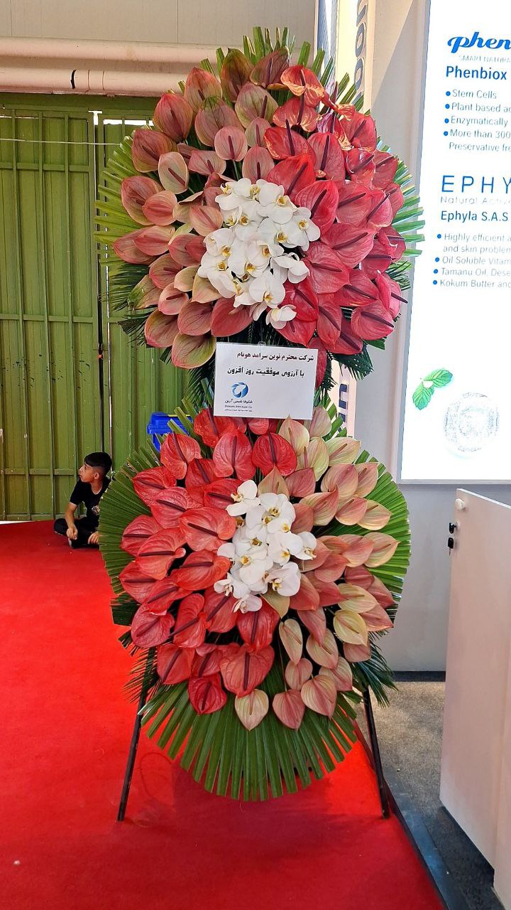 تاج گل دو طبقه کد168