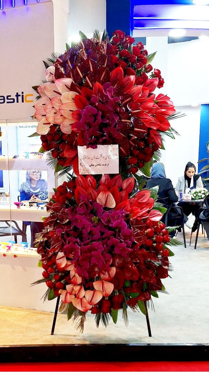 تاج گل دو طبقه کد171